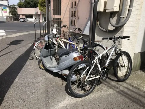 バイク回収作業の様子③